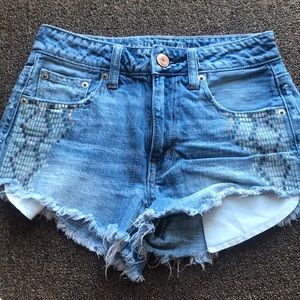 High Rise Festival American Eagle Shorts